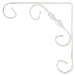 Plankdragers|Plankdragers > Geen Duraline plankdrager ornament wit 15x15 cm