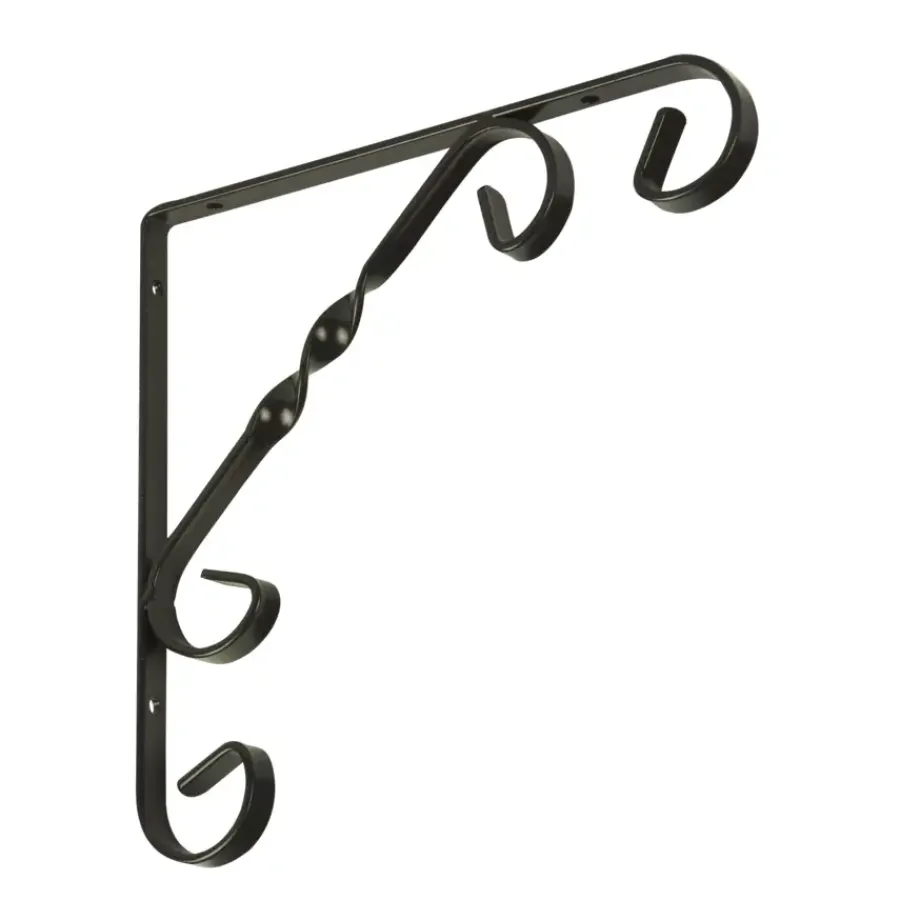Plankdragers|Plankdragers > Geen Duraline plankdrager ornament antiek bruin 15x15 cm