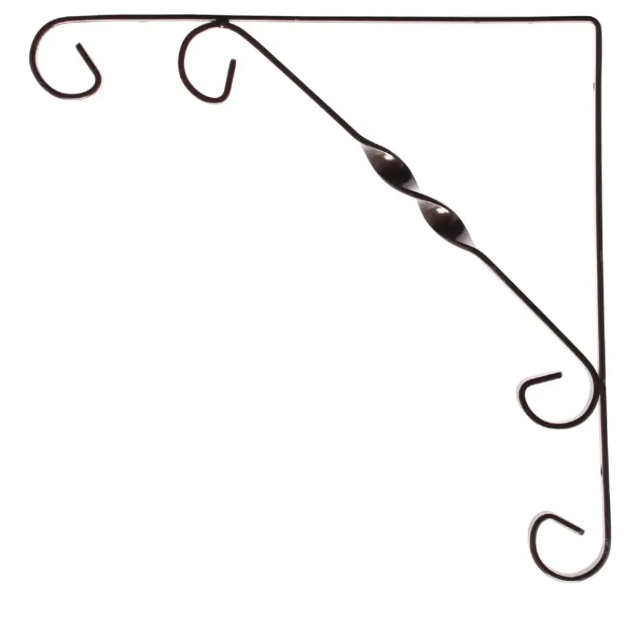 Plankdragers|Plankdragers > Geen Duraline plankdrager ornament antiek bruin 15x15 cm