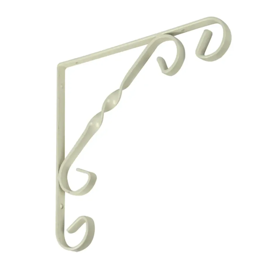 Plankdragers|Plankdragers > Geen Duraline plankdrager ornament wit 25x25 cm