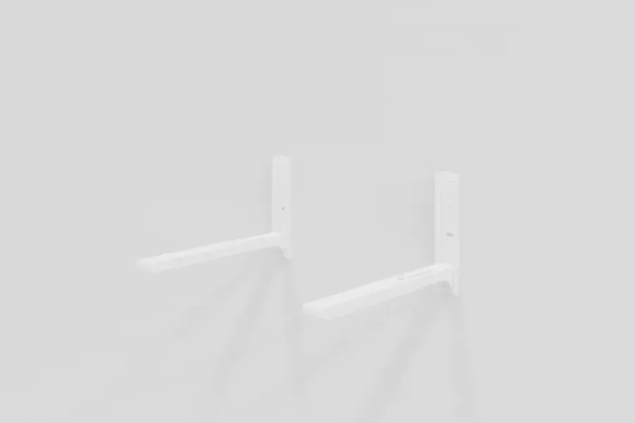 Plankdragers|Plankdragers > Essentials Duraline plankdrager wit 30 kg magnetron