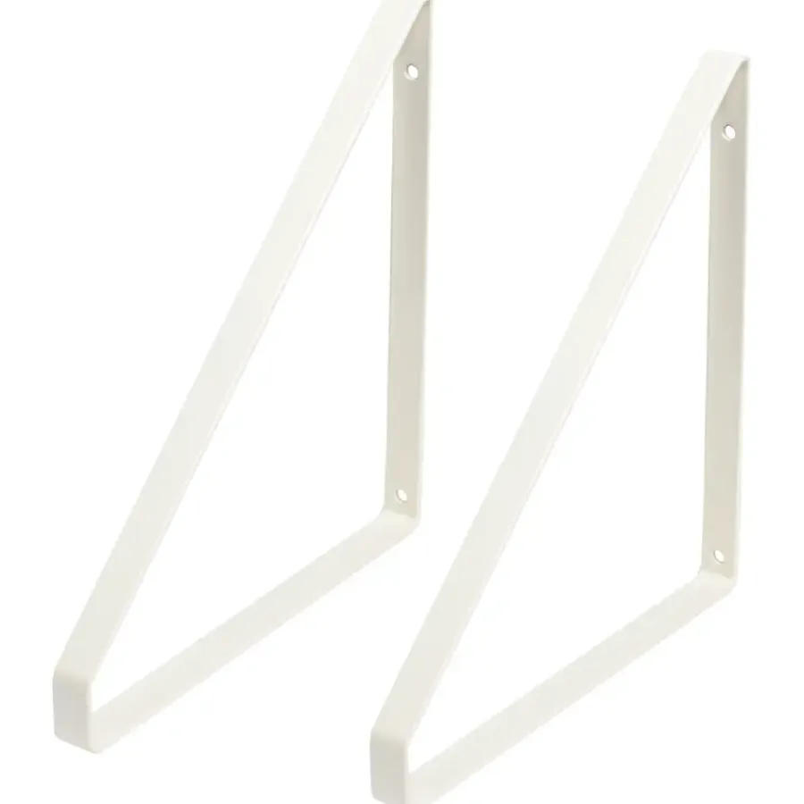 Plankdragers|Plankdragers > Duraline plankdrager wit 24x25,5 cm 2 stuks