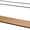 Duraline wandbox hout/zwart 60 cm