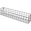 Panelen|Panelen > Duraline wandmand draadstaal mat zwart 60 x 12 x 10 cm