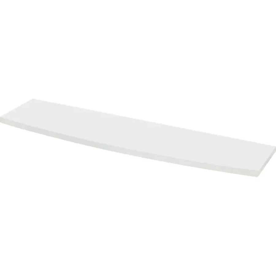 Panelen|Panelen > Duraline wandplank gebogen XS2 wit hout 80x23,5 cm 18 mm