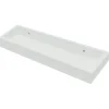 Panelen|Panelen > Duraline wandplank wit lak 40x4x15 cm