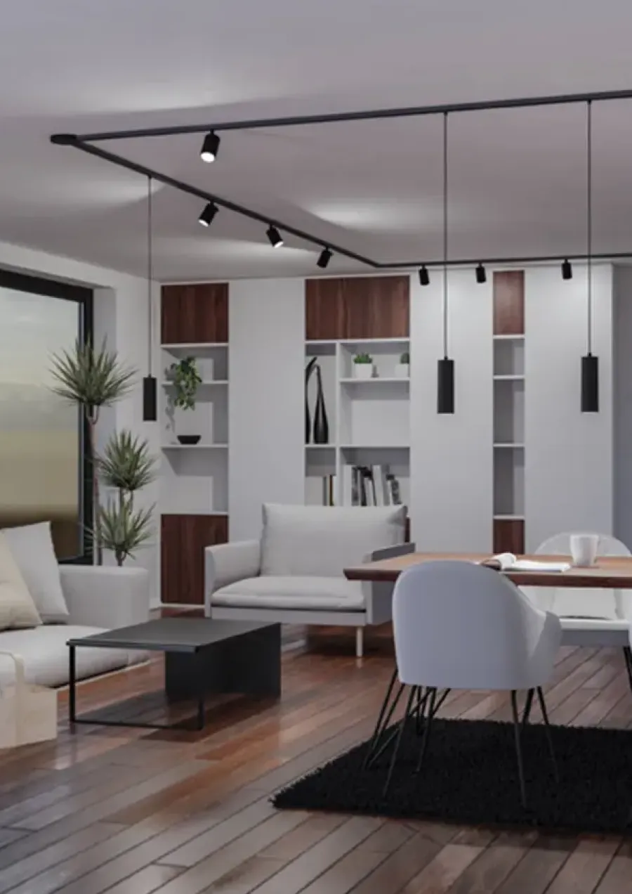 Audio & Video Accessoires > Eglo EasyTrack railverlichting connect box voor aansluiting zwart