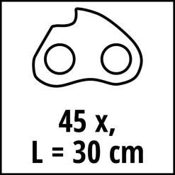 Elektrisch Tuingereedschap Accessoires > EINHELL ketting 30cm