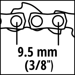 Elektrisch Tuingereedschap Accessoires > EINHELL ketting 30cm