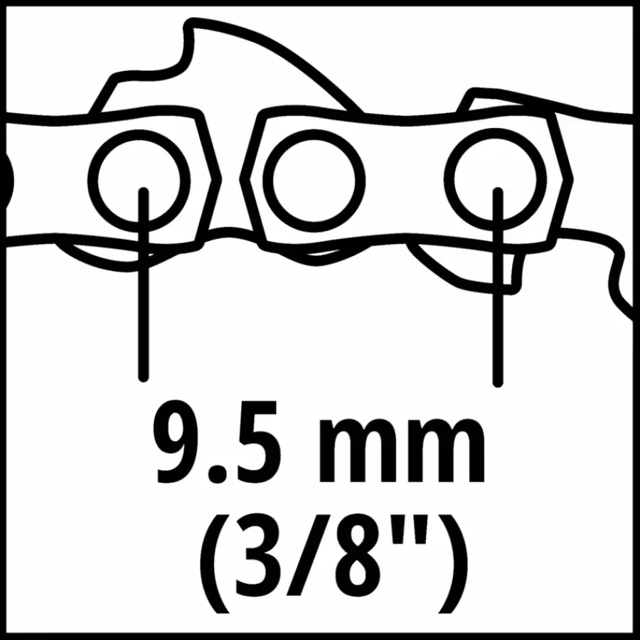 Elektrisch Tuingereedschap Accessoires > EINHELL reserveketting voor telescopische kettingzaag GC-EC 7520 T en tuin-multitool GC-HC 90/2046 T