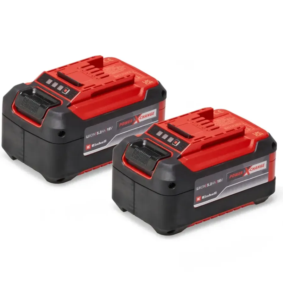 Overige Elektrisch Gereedschap Accessoires > EINHELL 18V accu 5.2 Ah Plus duo pack