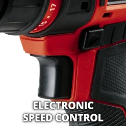 Accuboormachines|Boormachines > EINHELL 18V accuboormachine TE-CD 18/45 Li Kit incl. 2 accu's 2Ah + snellader + 22-delige boren- en bitset + koffer