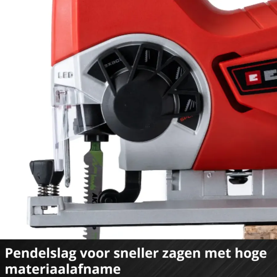 Accu Decoupeerzaag|Zaagmachines & -tafels > EINHELL 18V accu decoupeerzaag TE-JS 18/80 LI zonder accu