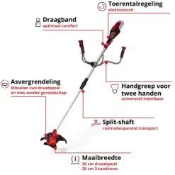 Grastrimmers > EINHELL 18V bosmaaier AGILLO 18/200 (zonder accu)