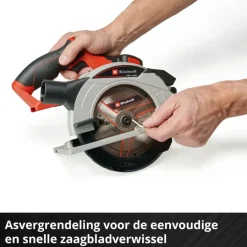 Accu Cirkelzaag|Zaagmachines & -tafels > EINHELL 18V cirkelzaag TE-CS 18/165 LI (zonder accu)