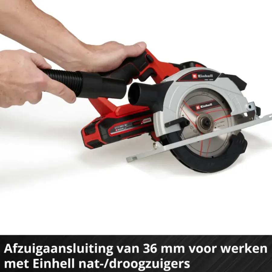 Accu Cirkelzaag|Zaagmachines & -tafels > EINHELL 18V cirkelzaag TE-CS 18/165 LI (zonder accu)
