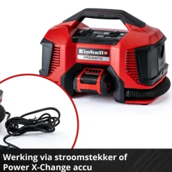 Overig Accu Gereedschap > EINHELL 18V compressor 6-in-1 Pressito Hybrid (zonder accu)