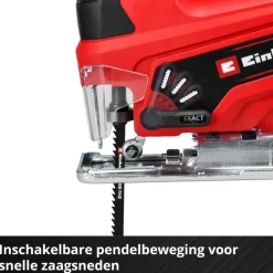 Accu Decoupeerzaag|Zaagmachines & -tafels > EINHELL 18V decoupeerzaag TC-JS 18/70 LI incl 2.5Ah accu en lader