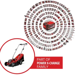 Grasmaaiers > EINHELL 18V grasmaaier GE-CM 18/33 Li Kit (incl. 4.0Ah accu en oplader)