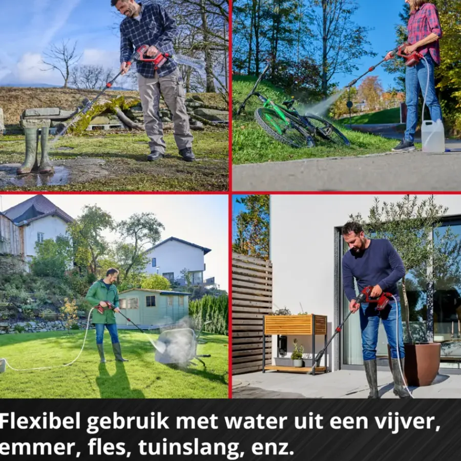 Hogedrukreiniger > EINHELL 18V Hypresso drukreinigingspistool 18/24 (zonder accu)
