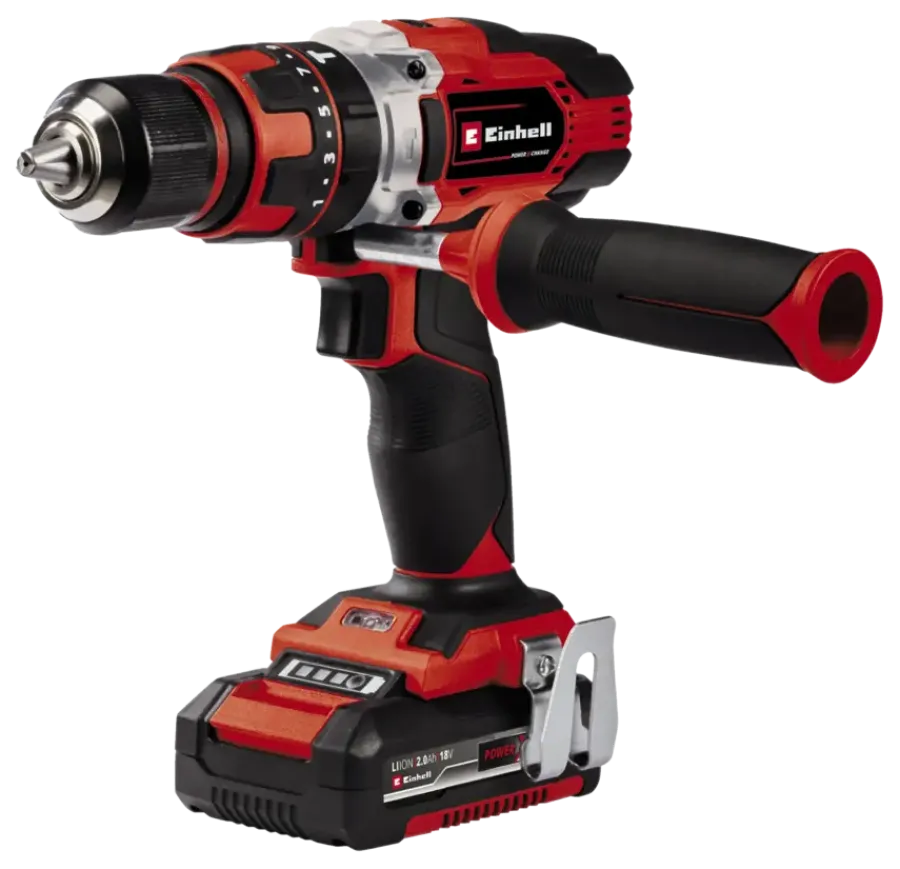 Accuboormachines|Boormachines > EINHELL 18V klopboormachine TE-CD 18/48 LI incl. 2 accu's 2.0Ah + lader + koffer