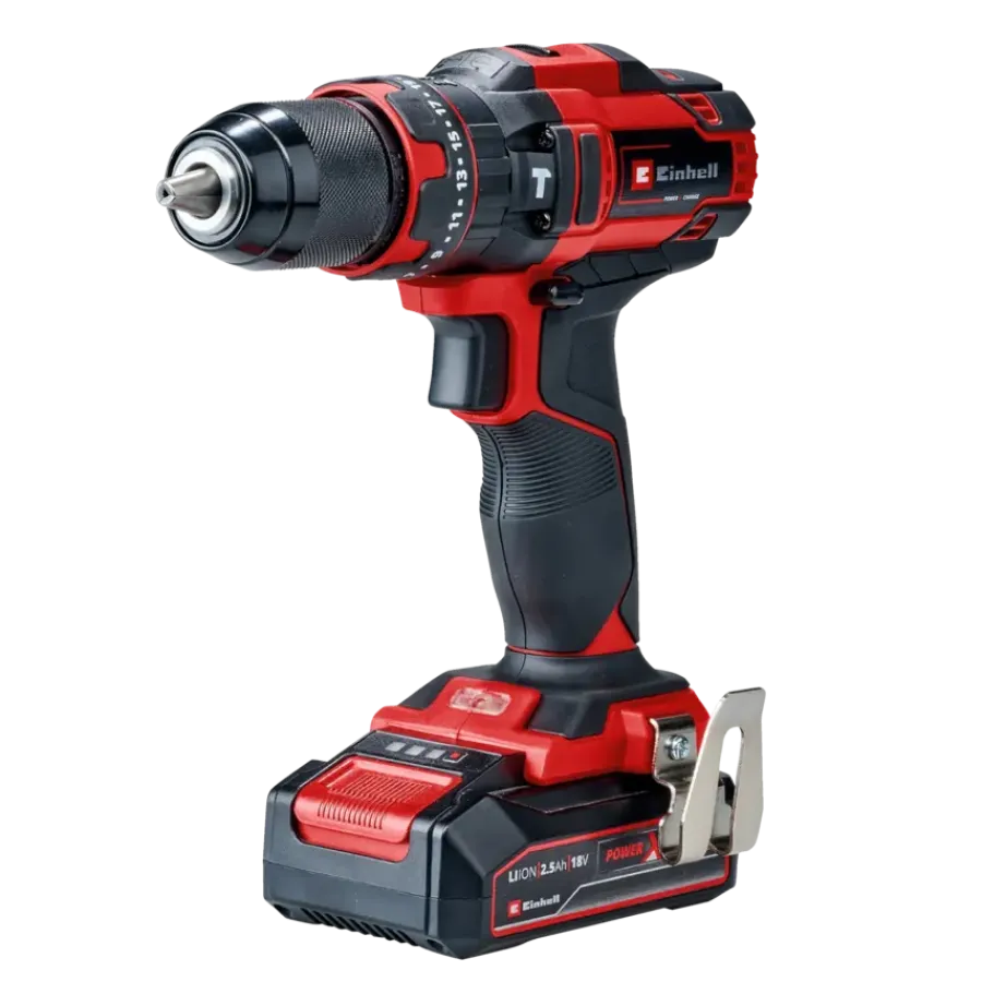 Accuboormachines|Boormachines > EINHELL 18V klopboormachine TE-CD 18/44 Li-i Kit incl. 2.5Ah accu+lader