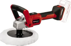 Frees, Slijp & Schaafmachines > EINHELL 18V polijst-/schuurmachine CE-CP 18/180 Li E (zonder accu)