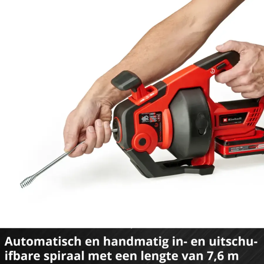 Ontstoppers > EINHELL 18V rioolontstopper TE-DA 18/760 Li Solo (zonder accu)