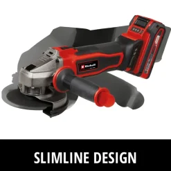 Accu Haakse Slijper|Frees, Slijp & Schaafmachines > EINHELL 18V slijptol / haakse slijper 125mm TE-AG 18/125-2 LI incl 4.0Ah accu en lader