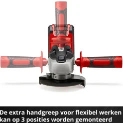 Accu Haakse Slijper|Frees, Slijp & Schaafmachines > EINHELL 18V slijptol / haakse slijper 115mm TC-AG 18/115 LI incl 4.0Ah accu en lader