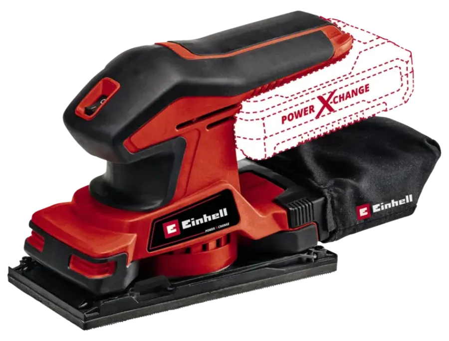 Accu Schuurmachine|Schuurmachines > EINHELL 18V vlakschuurmachine TC-OS 18/187 LI (zonder accu)