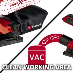 Accu Schuurmachine|Schuurmachines > EINHELL 18V vlakschuurmachine TC-OS 18/187 LI (zonder accu)