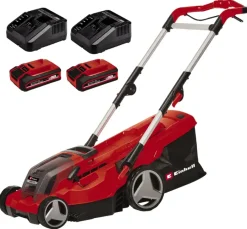 Grasmaaiers > EINHELL 2x18V grasmaaier Rasarro 36/36 Kit incl. 2 accu's 3Ah + 2 opladers