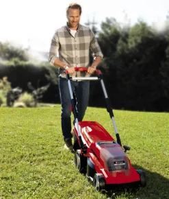 Grasmaaiers > EINHELL 2x18V grasmaaier Rasarro 36/36 Kit incl. 2 accu's 3Ah + 2 opladers
