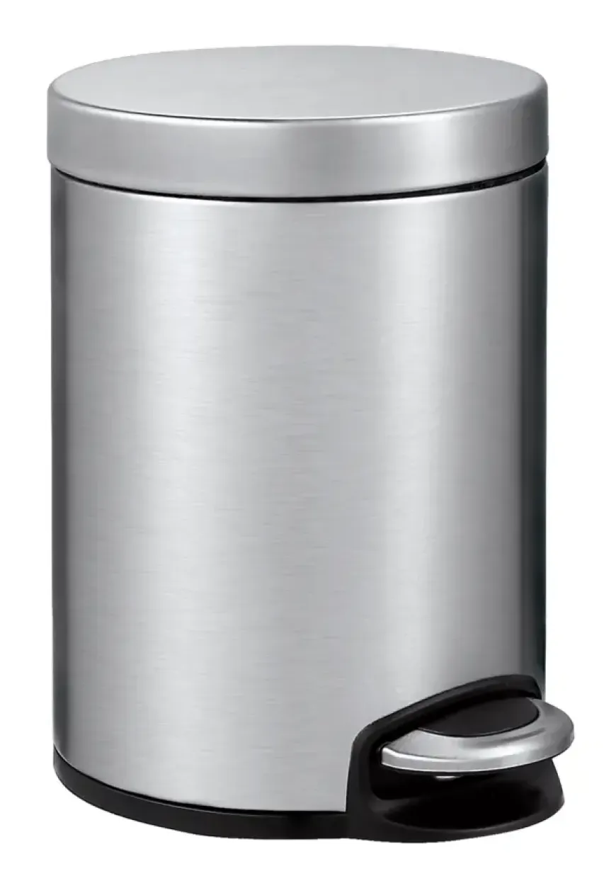 EKO pedaalemmer Serene mat RVS 5 L