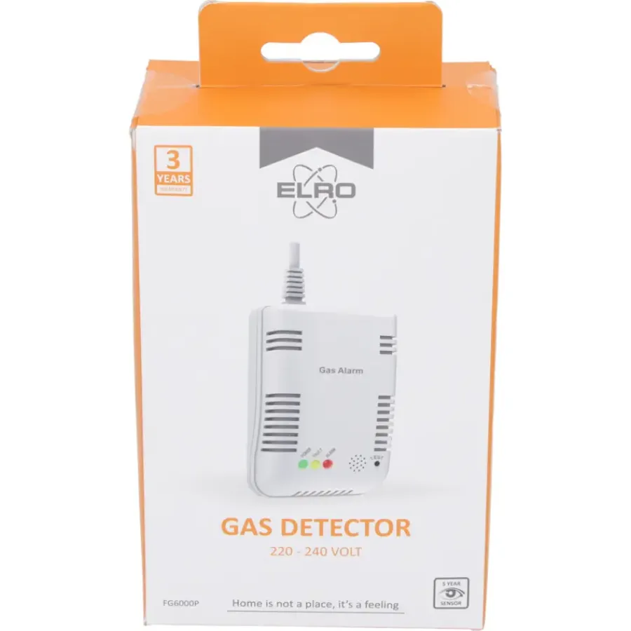Koolmonoxidemelders > Elro FGA-13410 gasmelder voor Aardgas/Propaan/Butaan