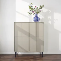 Emerald kunstbloem Eucalyptus spray grijs 93cm