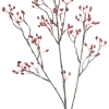 Emerald kunstbloem Rosehip mini spray rood 100cm