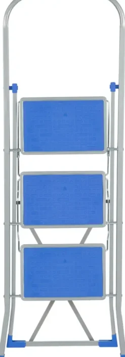 Huishoudtrappen > ESCALO Trapladder 3 treden blauw 30x20cm
