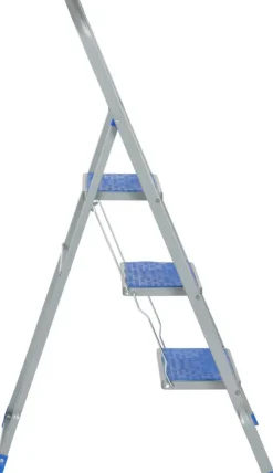 Huishoudtrappen > ESCALO Trapladder 3 treden blauw 30x20cm