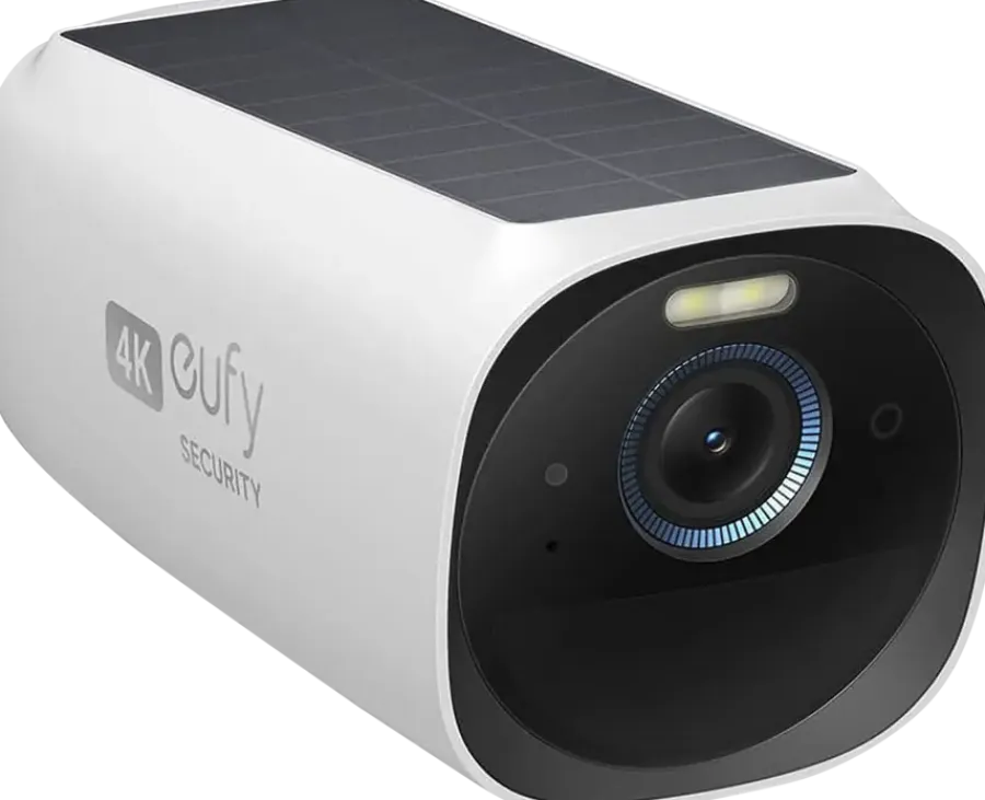 Elektronische Beveiliging > Eufy cam 3 Draadloze Beveiligingscamera voor buiten 4K met Zonnepaneel Uitbreiding
