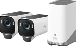 Elektronische Beveiliging > Eufy Cam S3 Pro Duo Pack Draadloze beveiligingscamera's 4K met Homebase 3