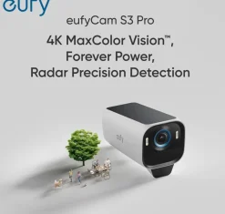 Elektronische Beveiliging > Eufy Cam S3 Pro Duo Pack Draadloze beveiligingscamera's 4K met Homebase 3