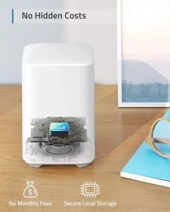 Elektronische Beveiliging > Eufy draadloze beveiligingsset inclusief Homebase 2 en 2 beveiligingscamera's Wit