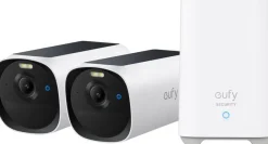 Elektronische Beveiliging > Eufy E40 SoloCam duo pack draadloze beveiligingscamera inclusief HomeBase 2