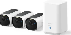 Elektronische Beveiliging > Eufy E40 solocam 3-pack inclusief Homebase 2
