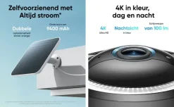 Elektronische Beveiliging > Eufy 4G LTE Beveiligingscamera S330 voor buiten met Zonnepaneel