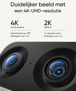 Elektronische Beveiliging > Eufy Indoor Beveiligingscamera S350 4K Wired