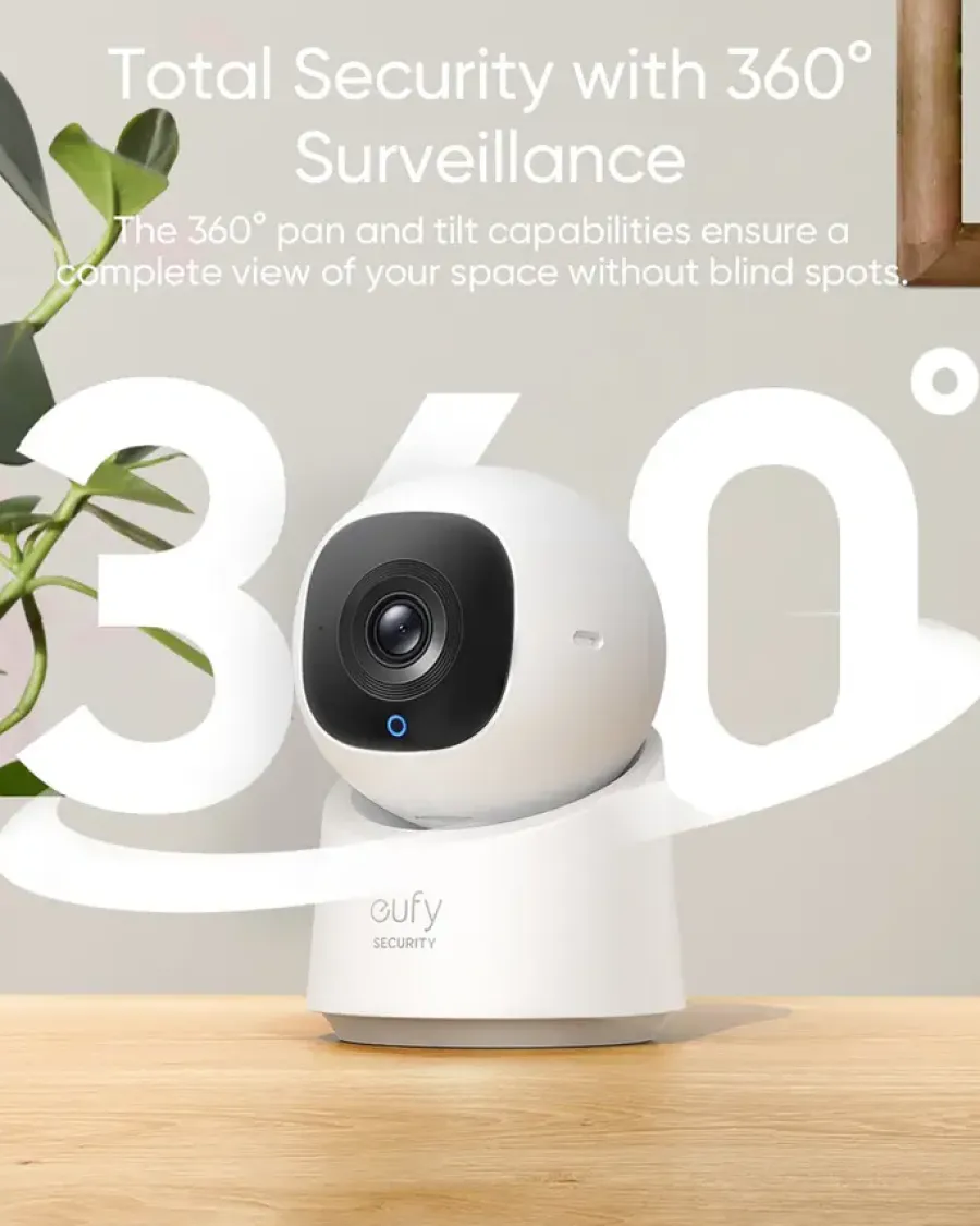 Elektronische Beveiliging > Eufy Indoorcam C220 Beveiligingscamera Wired