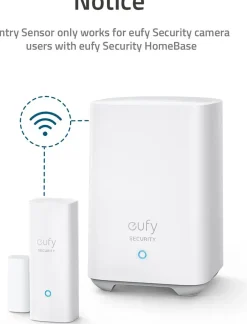 Elektronische Beveiliging|Sensoren > Eufy Raam-/deursensor Uitbreiding voor Alarmsysteem